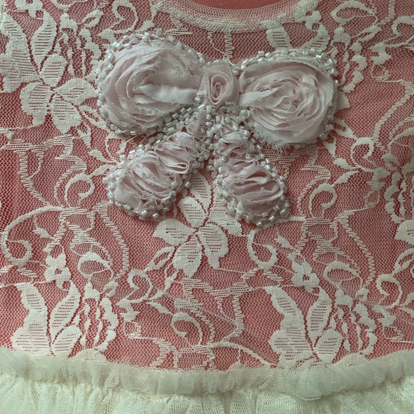 Baby Girl Formal Bow Dress - Picture 2 of 4